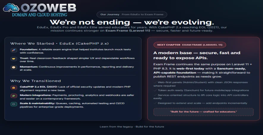 EduEx Mock Test Script GPL | Online Exam System Free